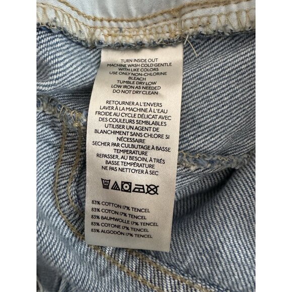 NWT Size 27-The Adi Patchwork Relaxed Cotton Bermuda Shorts Pilcro (NWT US$118) - Picture 7 of 16